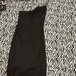 Elegant Black Strapless Dress